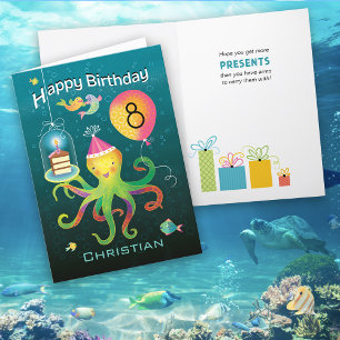 8誕生日タコ札 シーズンカード