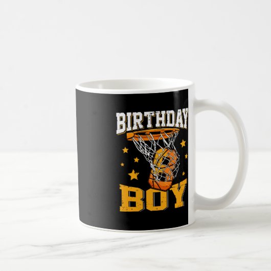 8誕生日バスケットボールボーイ8歳バスケットボール コーヒーマグカップ (右)
