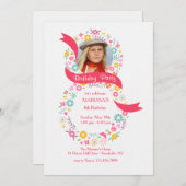 8誕生日フォト招待状 招待状 (正面/裏面)