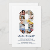 8誕生日第8カスタム号写真集 招待状 (正面/裏面)