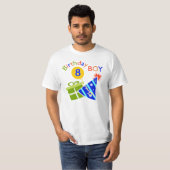 8誕生日-誕生日ボーイ Tシャツ (正面フル)
