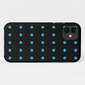 8辺の青い星の幾何学的パターン Case-Mate iPhoneケース (裏面(横))