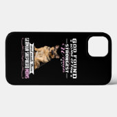 8頭のジャーマンシェパードの母 神は最も強い女性の一人を見つけた Case-Mate iPhoneケース (裏面 (横))