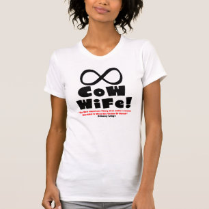 8頭の牛の妻のTシャツ Tシャツ
