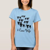 8頭の牛の妻、lds、モルモン教徒、ctrのワイシャツ、後のギフト tシャツ (正面)