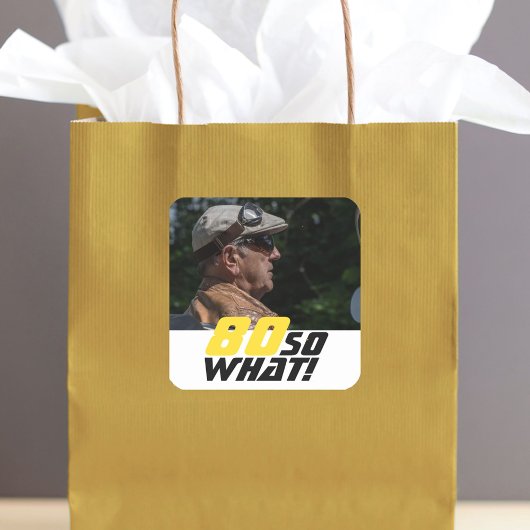 80おもしろいだから何引用文80誕生日 スクエアシール