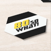 80おもしろいだから何引用文80誕生日 ペーパーコースター (アングル)