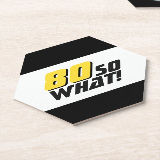 80おもしろいだから何引用文80誕生日 ペーパーコースター (アングル)