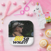 80おもしろいだから何引用文80誕生日 ペーパープレート (パーティー)