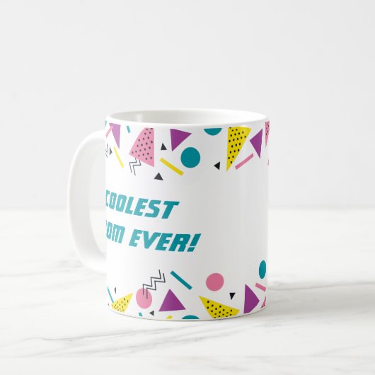 80おもしろい代スラングの母の日  コーヒーマグカップ (正面左)