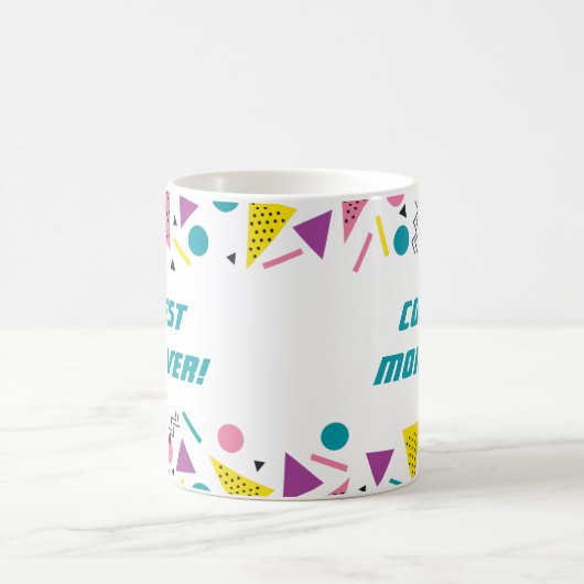 80おもしろい代スラングの母の日 コーヒーマグカップ (中央)