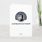 80おもしろい番目の誕生日カード カード (裏面)