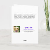 80おもしろい誕生日向け泥犬アドバイス カード (裏面)