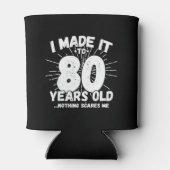 80おもしろい誕生日引用文皮肉80歳 缶クーラー (裏面)