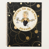 80おもしろい誕生日応援80モダン プランナー手帳 (正面)