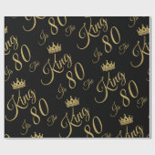 80おもしろい誕生日男性へ ラッピングペーパー (フラット)