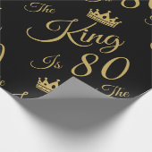 80おもしろい誕生日男性へ ラッピングペーパー (角)