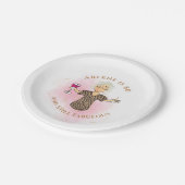 80おもしろい誕生日金ゴールドピンク80と素晴らしい ペーパープレート (アングル)