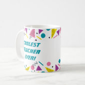 80おもしろいsスラング先生ありがとう コーヒーマグカップ (正面左)