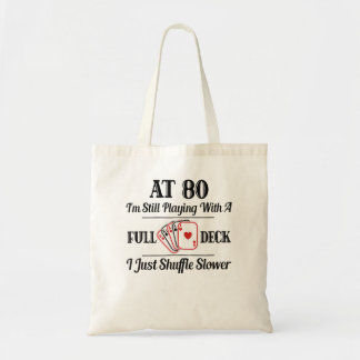 80おもしろいth誕生日ギフトTシャツ – 80歳の車 トートバッグ