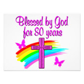 80かわいらし年賛美間神にピンク色になる フォトプリント (正面)