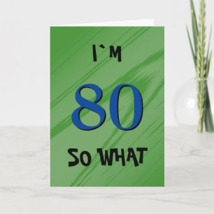 80それでは80番目の誕生日おもしろい引用文 カード