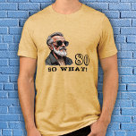 80だからおもしろい何ことわざ80番目の誕生日クール人 トライブレンドＴシャツ<br><div class="desc">80だからおもしろい何ことわざ80誕生日男クールTシャツ。私おもしろいは80だから何のフォントと黒モダン色で。サングラスを着クールた祖父の画像。ユーモアのセンスのある男のための完璧な贈り物。</div>