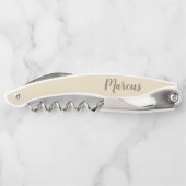 80だからおもしろい何引用文80パーソナライズされた番目の誕生日 ソムリエナイフ (裏面)