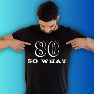 80だから何おもしろいことわざ80th誕生日ブラックマン tシャツ