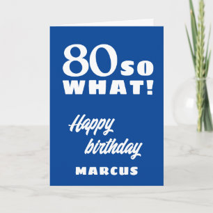 80だから何おもしろい引用文タイポグラフィ80番目誕生日 カード