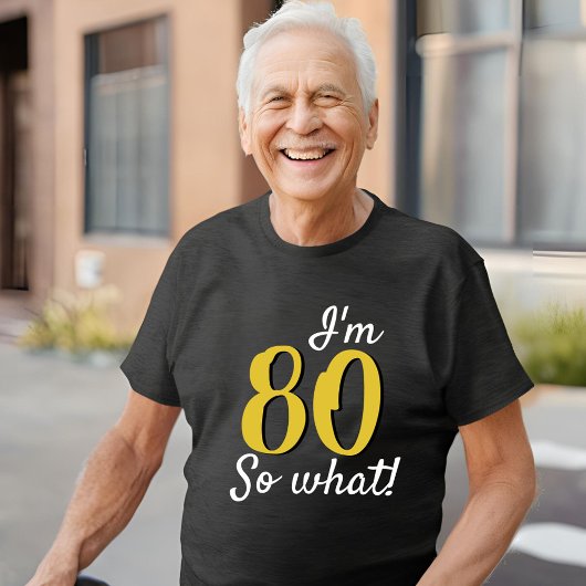 80だから何おもしろい感動的引用文80番目誕生日 トライブレンドＴシャツ