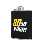 80だから何おもしろい80誕生日 フラスク (左)