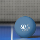80だから何おもしろいScript 80th誕生日 卓球ボール (ネット)