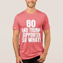 80とトランプのサポーターは何おもしろいトランプ トライブレンドTシャツ