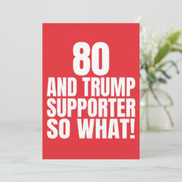 80とトランプのサポーターは何おもしろいトランプ 招待状