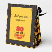 80と今でも暑い煙 | 80誕生日 フェイバーボックス (裏面サイド)