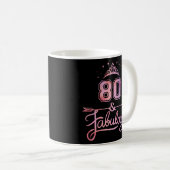80と素晴らしい幸せ80th コーヒーマグカップ (正面右)