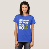 80に向かうクルーシン(暗い時) Tシャツ (正面フル)