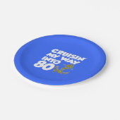 80のいかりの第70パーティーのプレートに私の方法巡航します ペーパープレート (アングル)