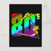 80のサンセットヤシの木 ポストカード (正面)