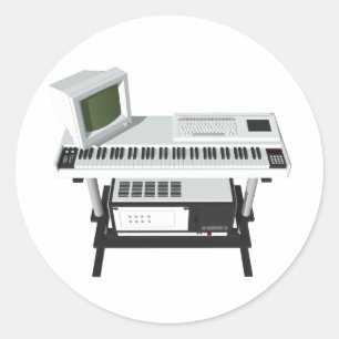 80のスタイルサンプラーキーボード: 3Dモデル: ラウンドシール
