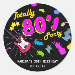 80のパーティーラウンドステッカーラベル ラウンドシール