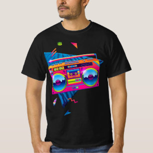 80のブームボックス Tシャツ