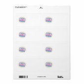 80のミックステープ ラベル (フルシート)