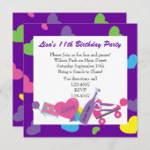 80のラインアップ 招待状 (正面/裏面)