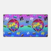 80のレトロクラシックオーディオカセットテープ デスクマット (正面)