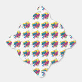 80のレトロパターンの好意ボックスに戻る フェイバーボックス (折り畳みなし)