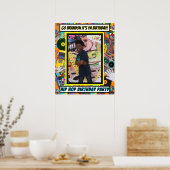 80のレトロフォトフレームアルバムカバープロップ ポスター (キッチン)