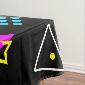 80のレトロヴィンテージオールドスクールスタイル テーブルクロス (インサイチュ)