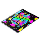 80のレトロヴィンテージオールドスクールスタイル ノートブック (左側)